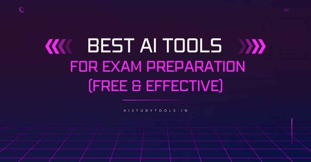 AI tools for exam preparation for students